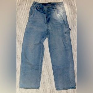 wild fable denim wide-leg high waisted jeans